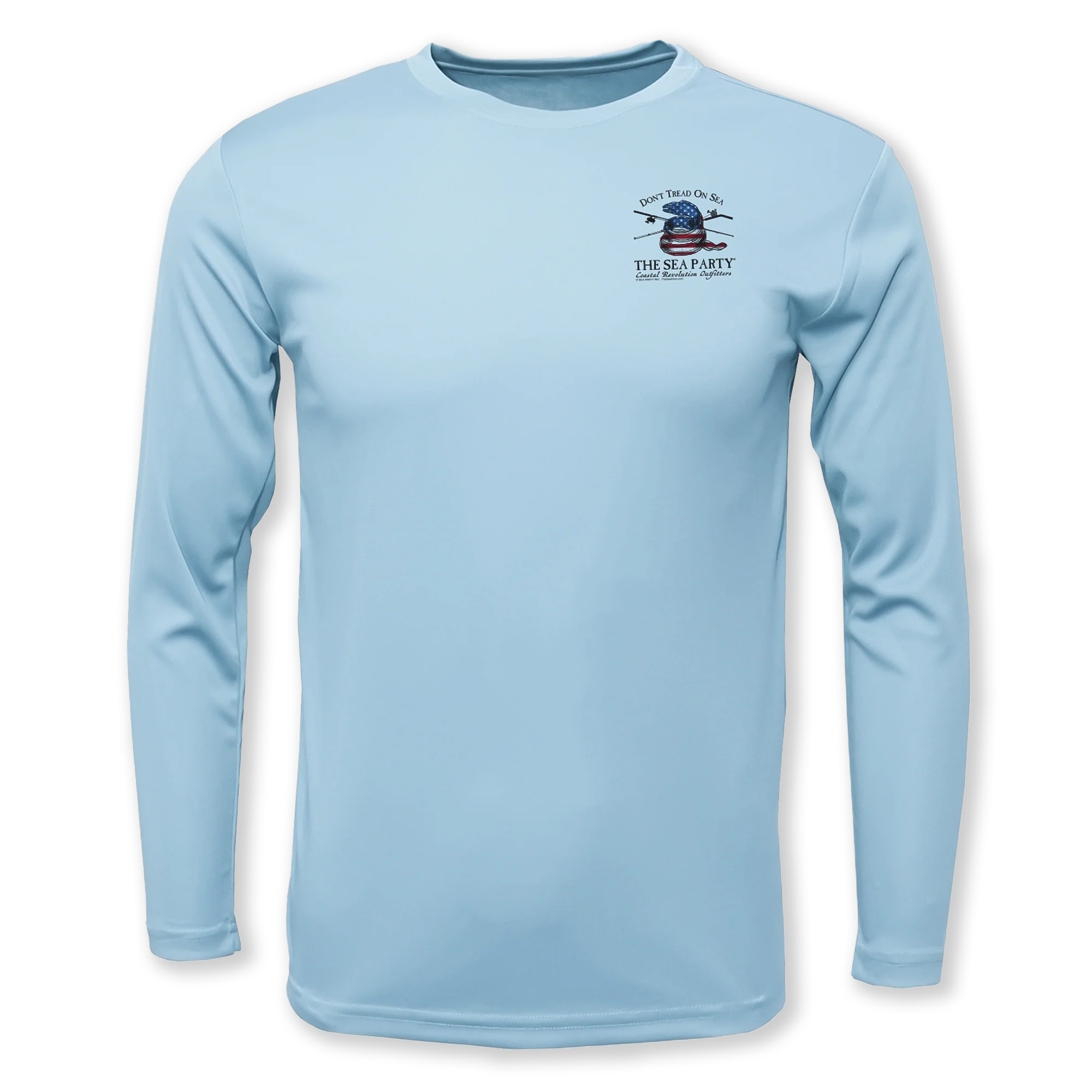 American Eel Logo LS Performance Crew