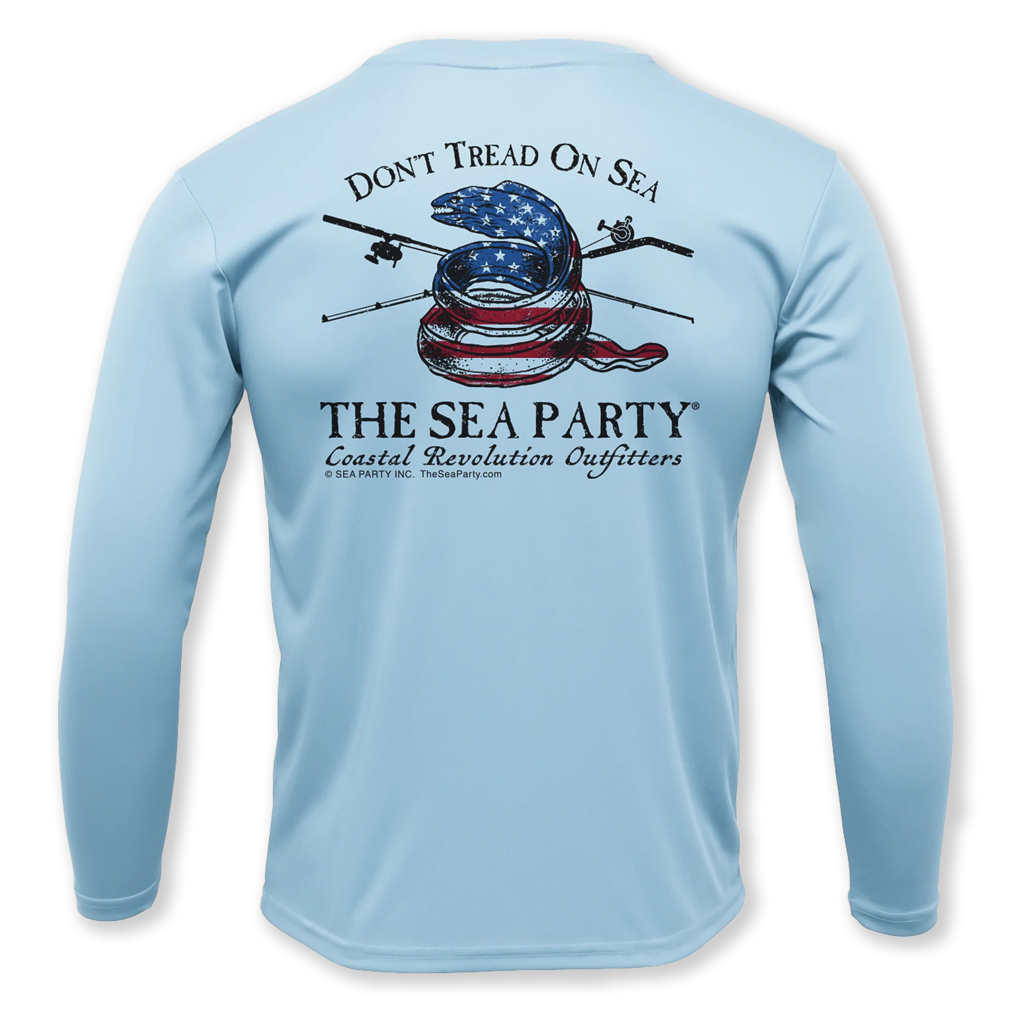 American Eel Logo LS Performance Crew - Image 2