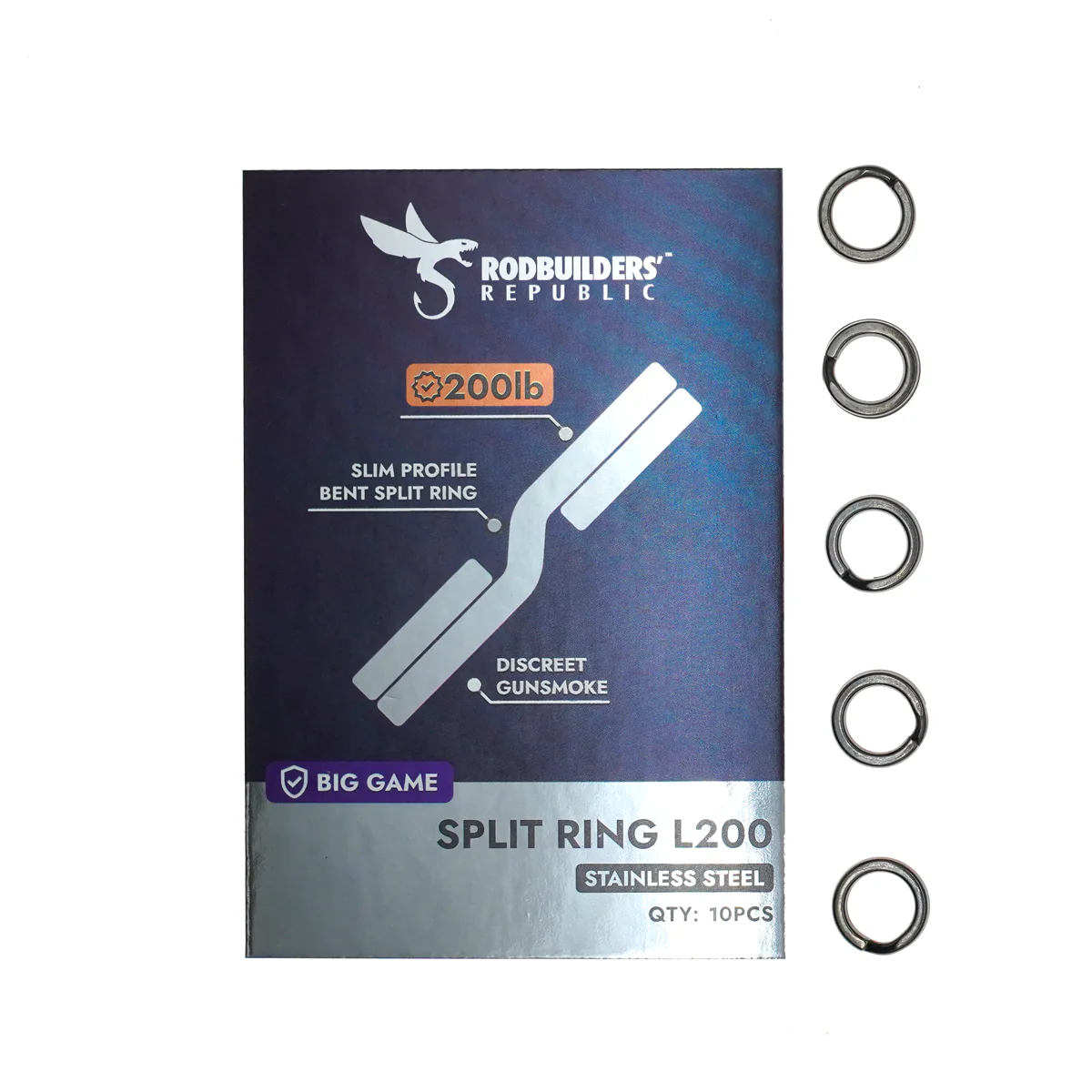 Anneaux brisés Big Game inox Heavy Duty - Image 4