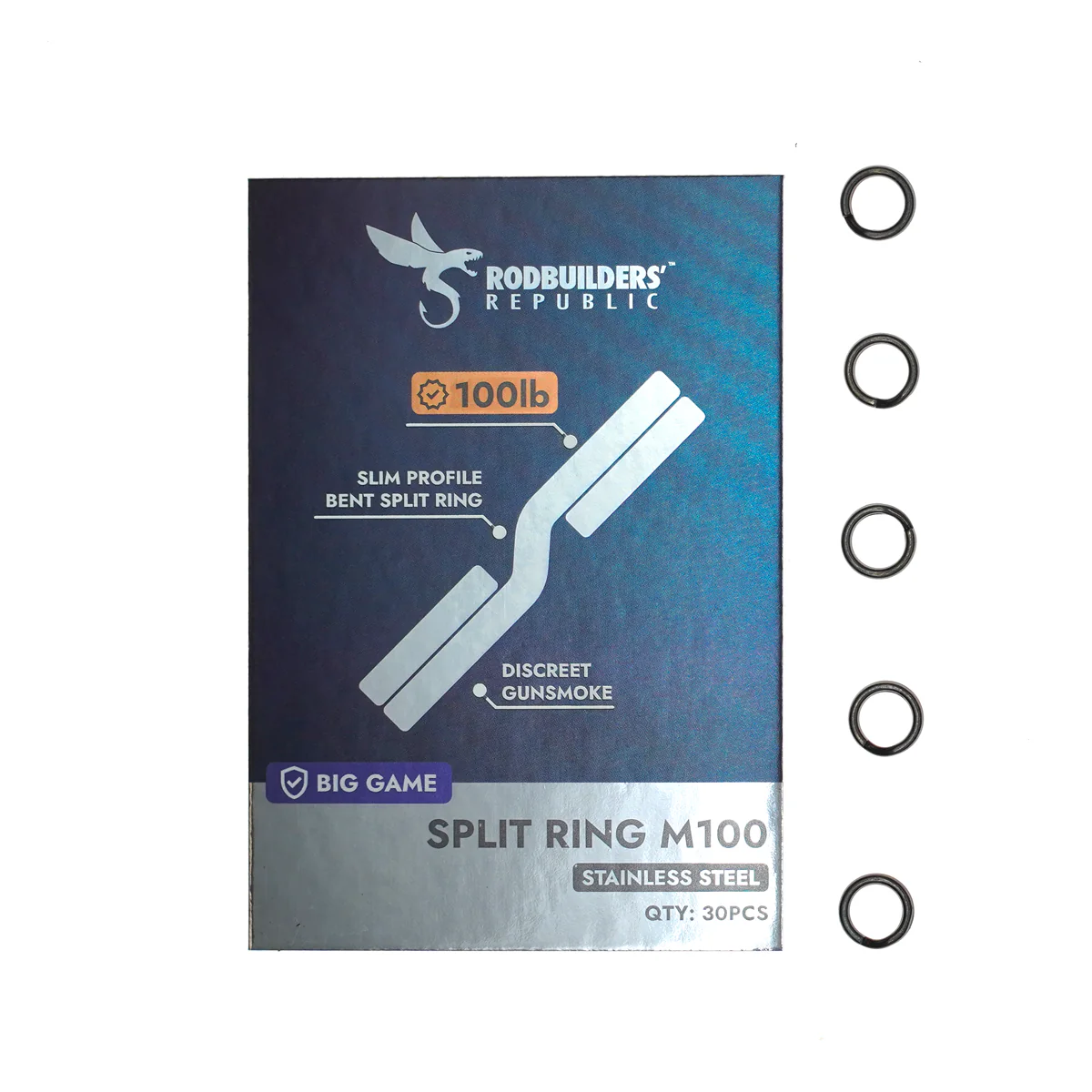 Anneaux brisés Big Game inox Heavy Duty - Image 6