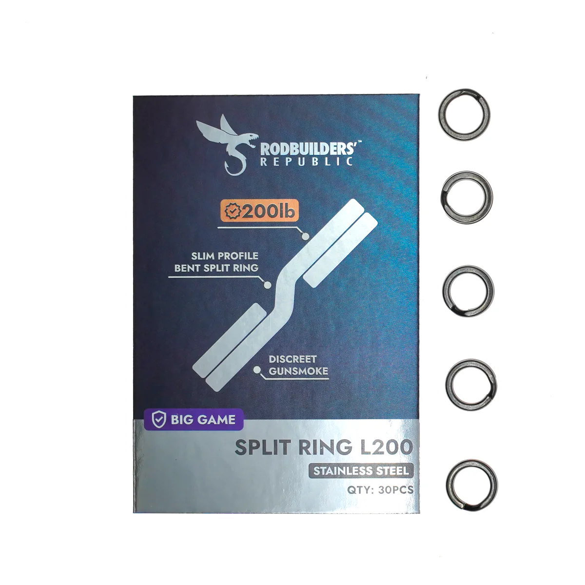 Anneaux brisés Big Game inox Heavy Duty - Image 7