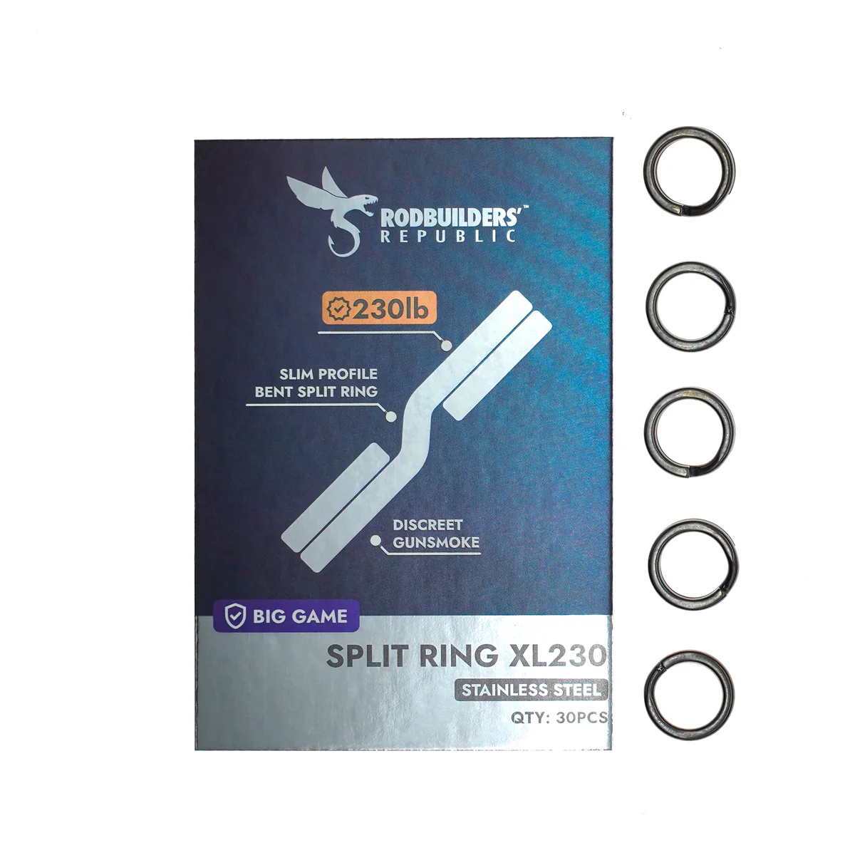 Anneaux brisés Big Game inox Heavy Duty - Image 8