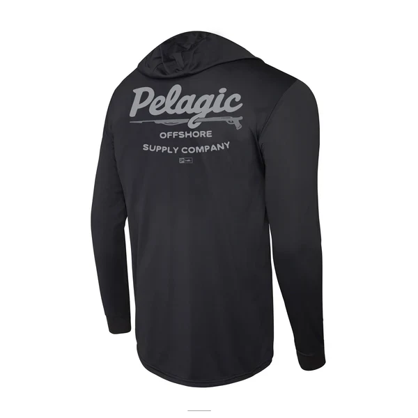 Maillot anti-UV à capuche Pelagic Aquatek Gunner UPF 50+ - Image 2