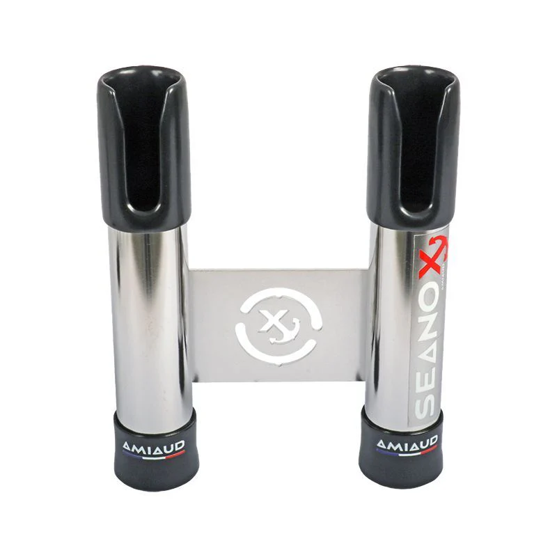Porte-cannes inox Seanox 2 cannes - Image 3