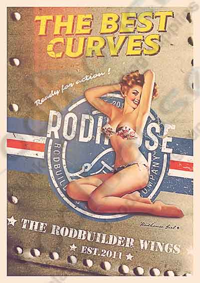 Poster Rodhouse 40x60 cm rodbuilding - Image 3
